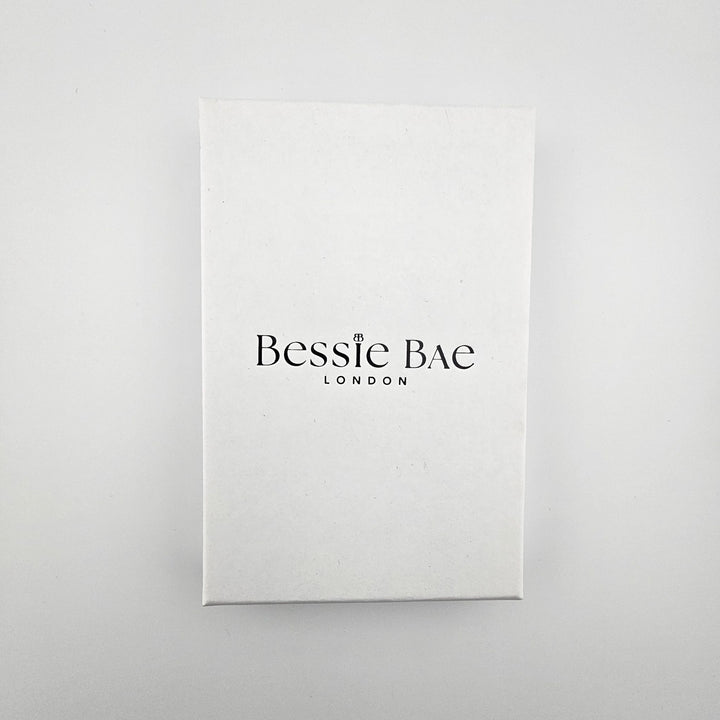 Bessie Bae jewellery box for gifting sterling silver necklaces.