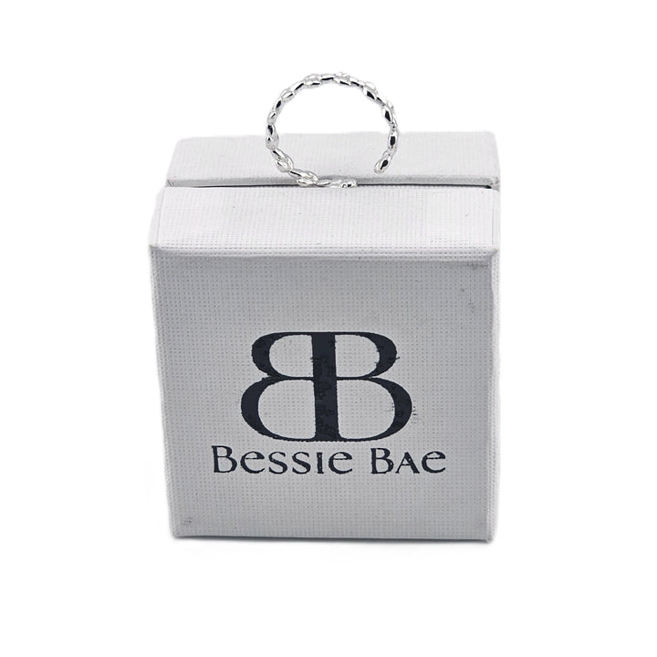 Nature-inspired sterling silver ring for women.