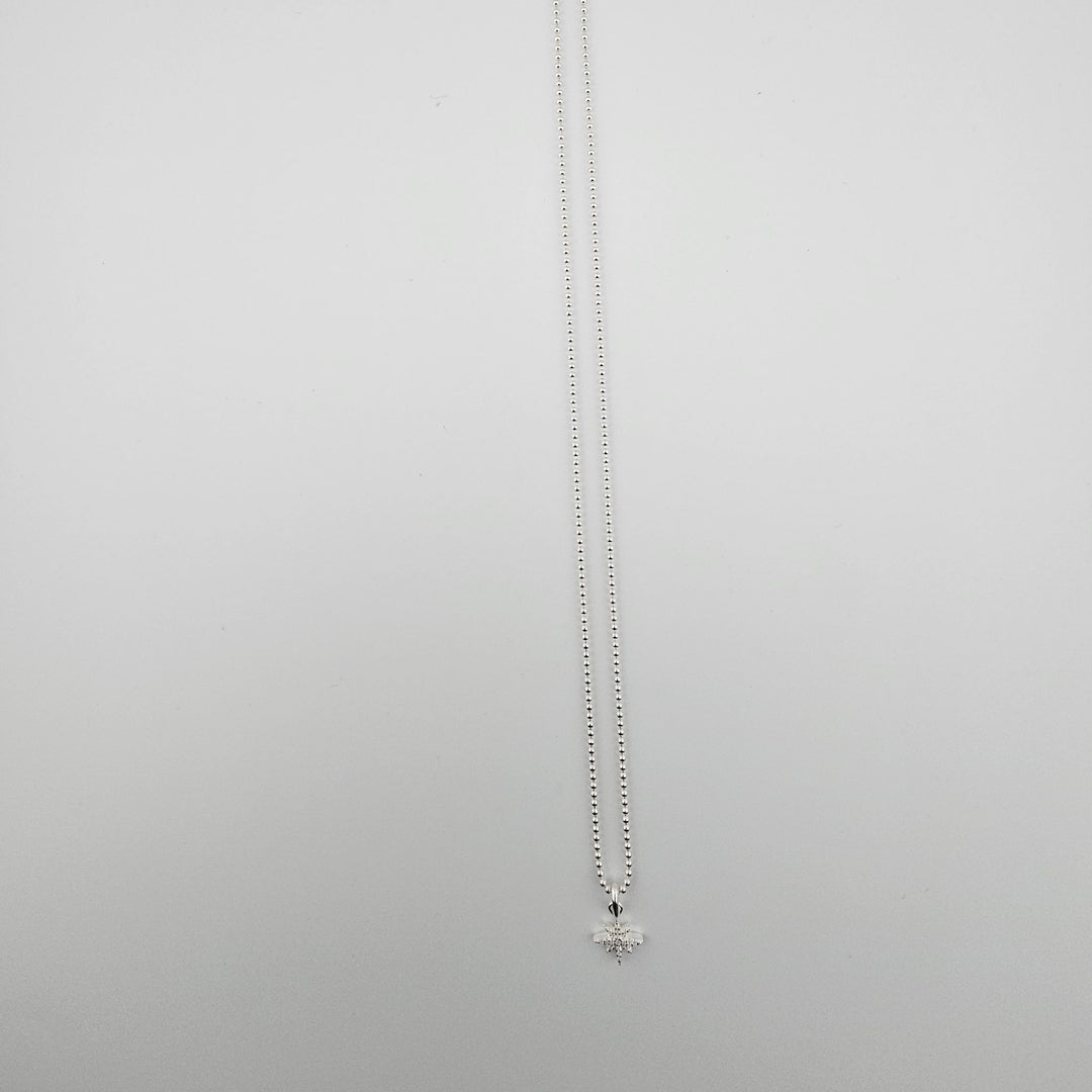 Crystal North Star necklace by Bessie Bae.