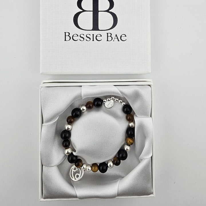 Astrology jewellery – Cancer charm gemstone bracelet UK.