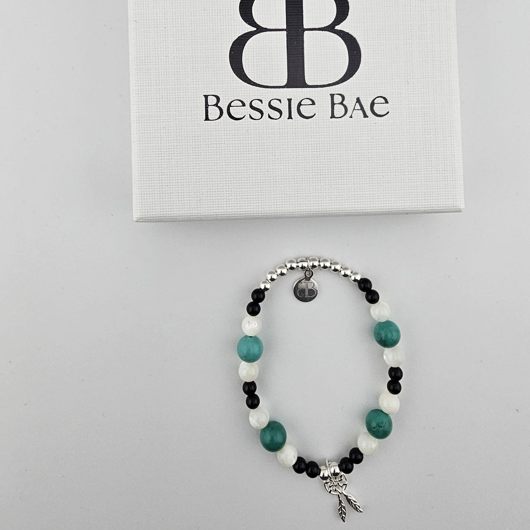 Dreamcatcher charm bracelet for spiritual and boho-inspired jewellery lovers.