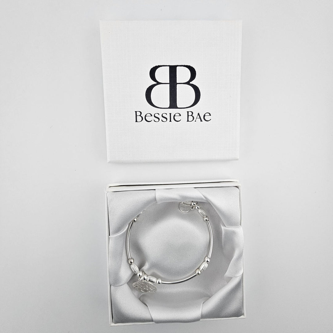 Handmade 925 silver Tree of Hearts beaded bracelet.